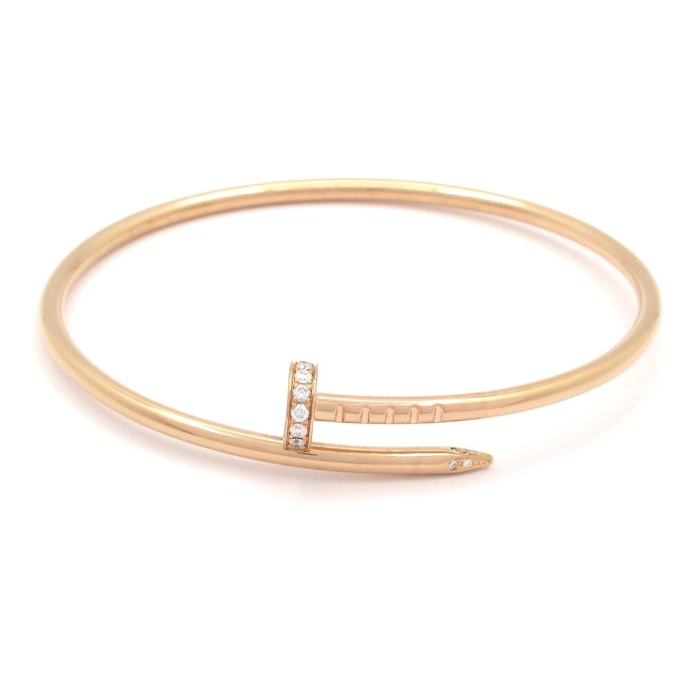 Cartier Juste un Clou SM Bangle 18K Rose Gold Diamond